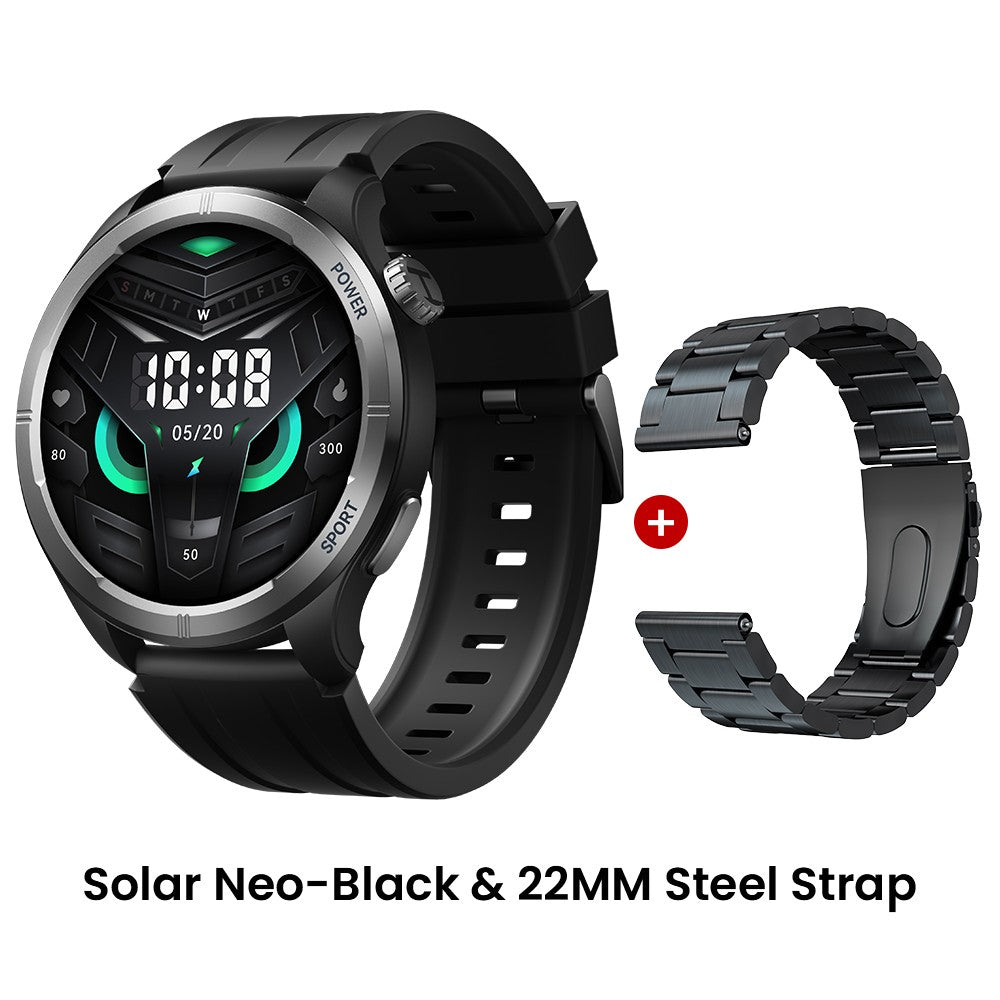 HAYLOU Solar Neo Smartwatches 1,53" Display HD 24H Monitoramento