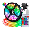 Fita LED RGB Rolo 5m com Fonte e Controle Dupla Face