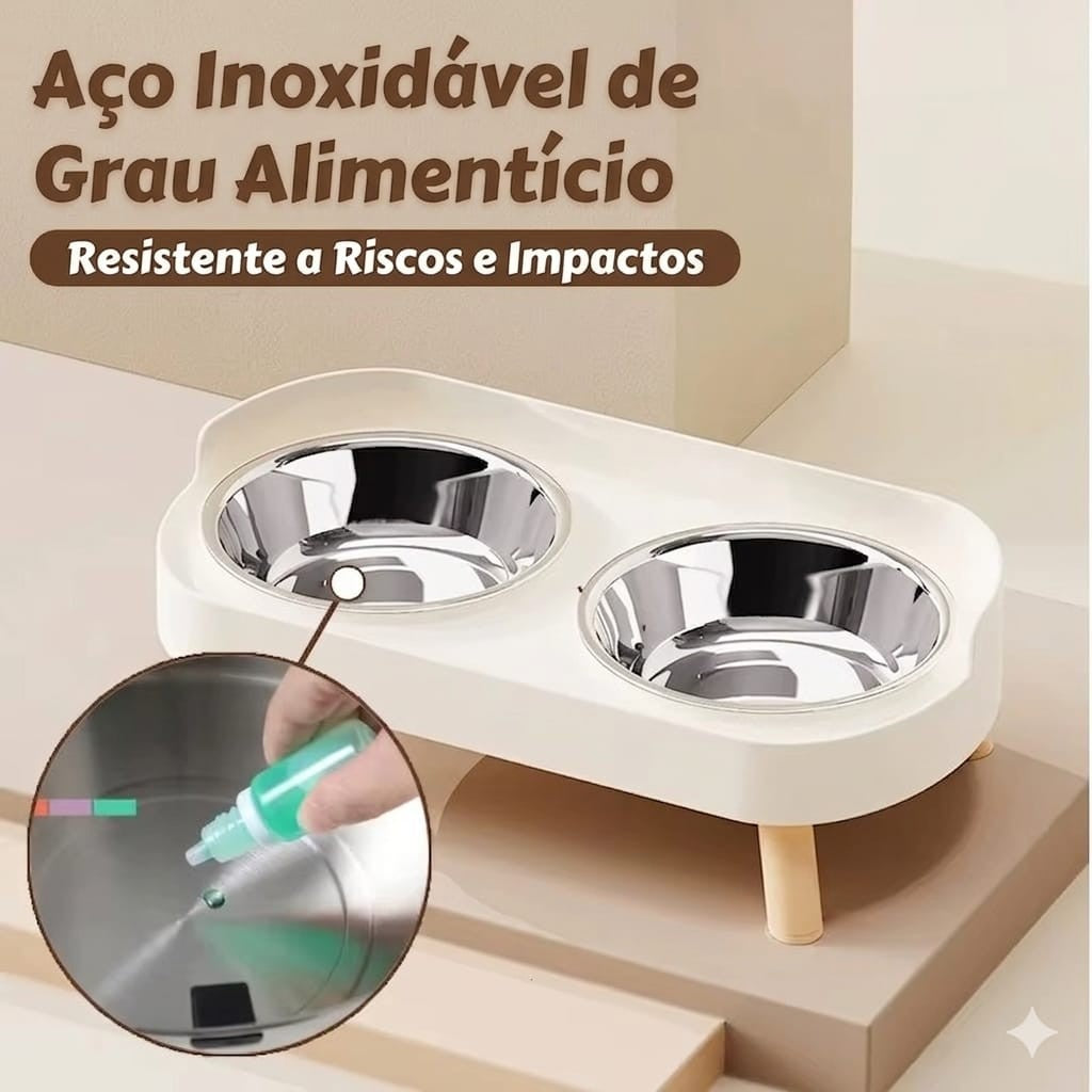 Alimentador elevado colorido Anatômico