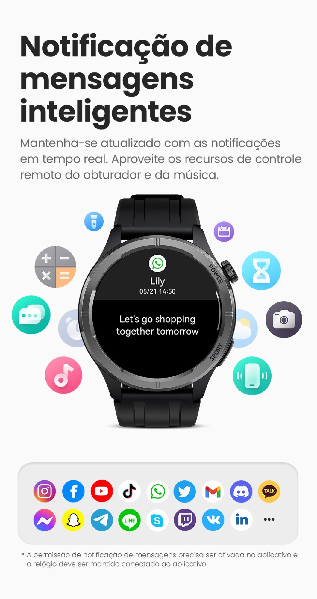 HAYLOU Solar Neo Smartwatches 1,53" Display HD 24H Monitoramento