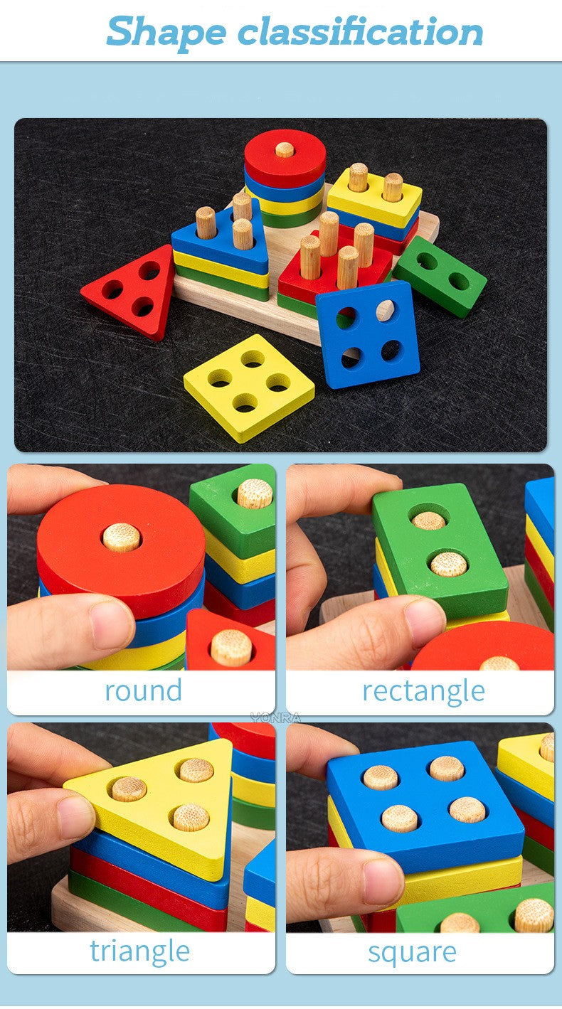Kit Brinquedos montessori de madeira Instrumentos