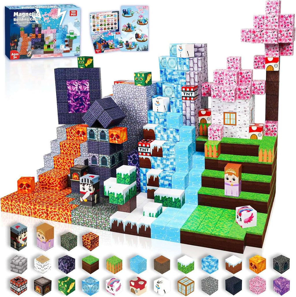 Blocos de construção magnéticos MINECRAFT