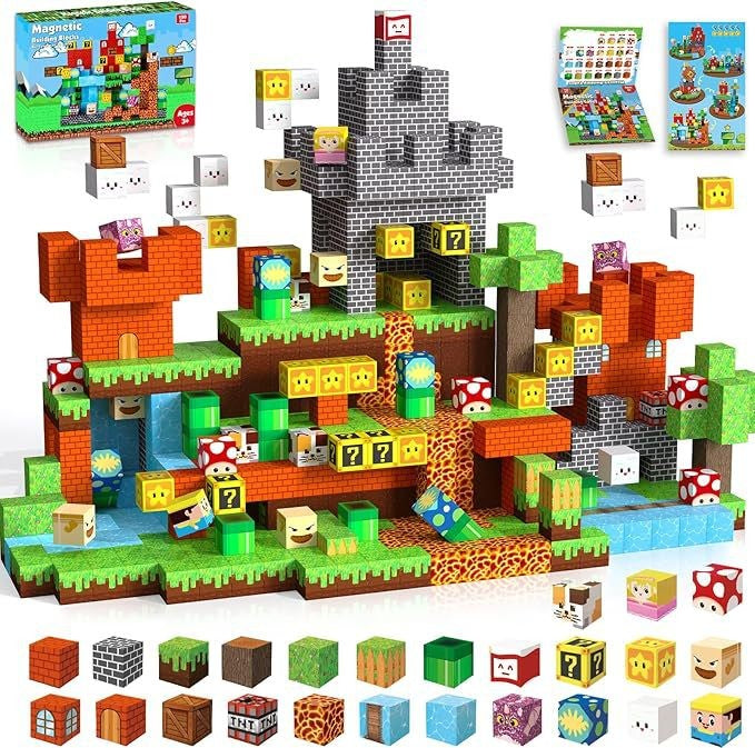 Blocos de construção magnéticos MINECRAFT