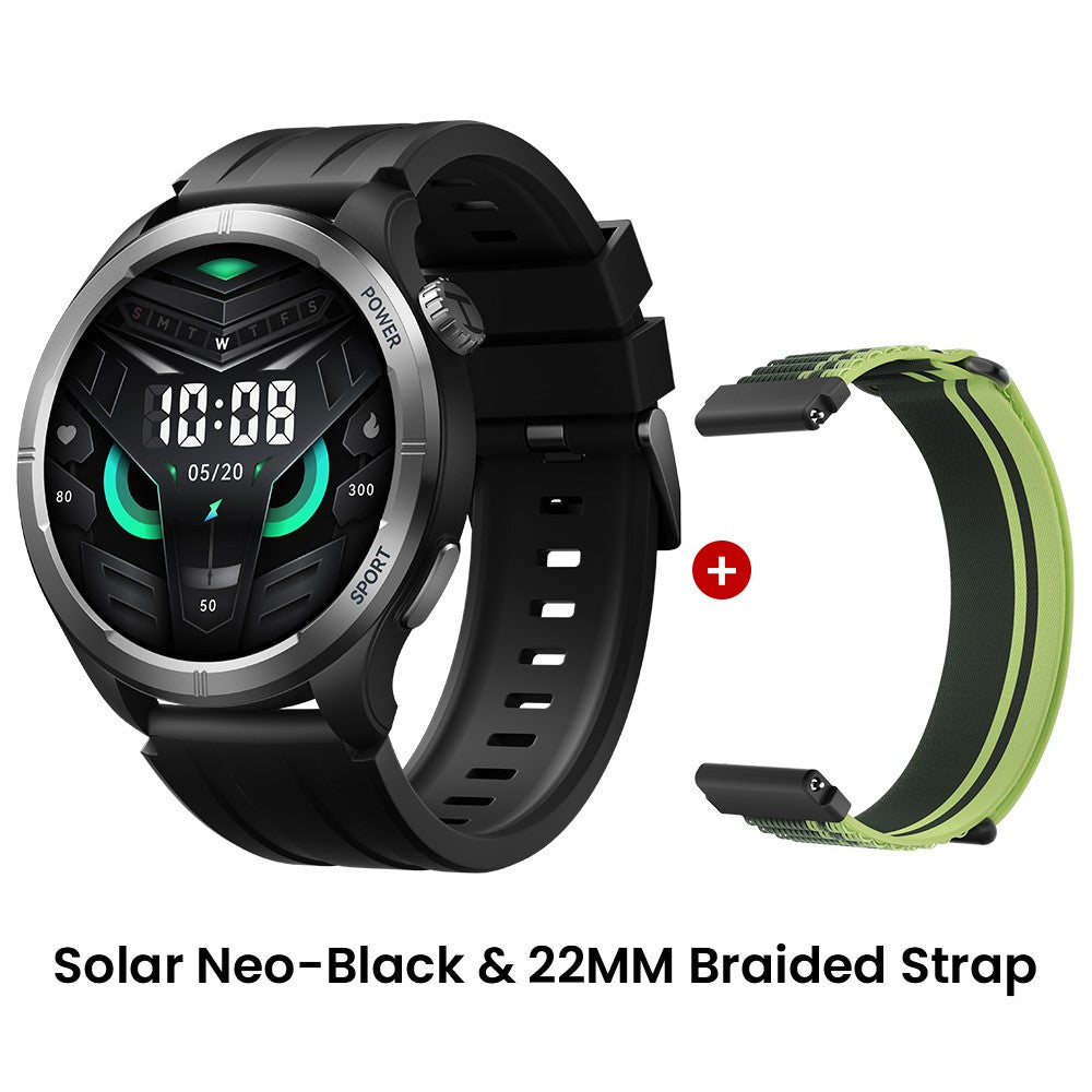 HAYLOU Solar Neo Smartwatches 1,53" Display HD 24H Monitoramento