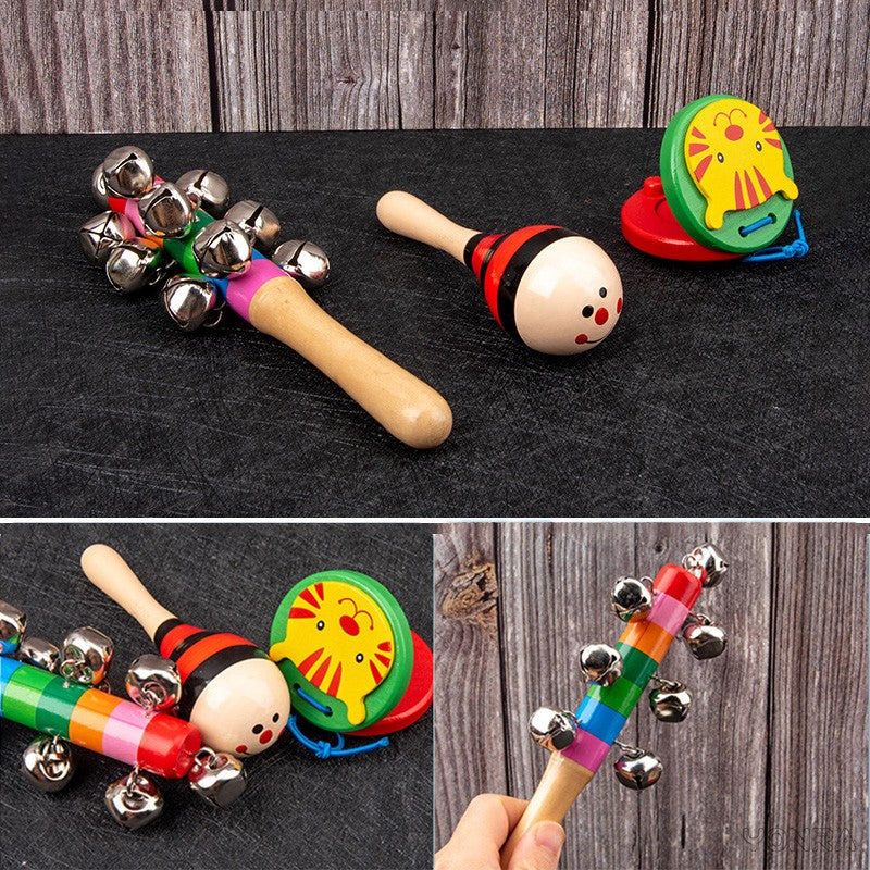 Kit Brinquedos montessori de madeira Instrumentos