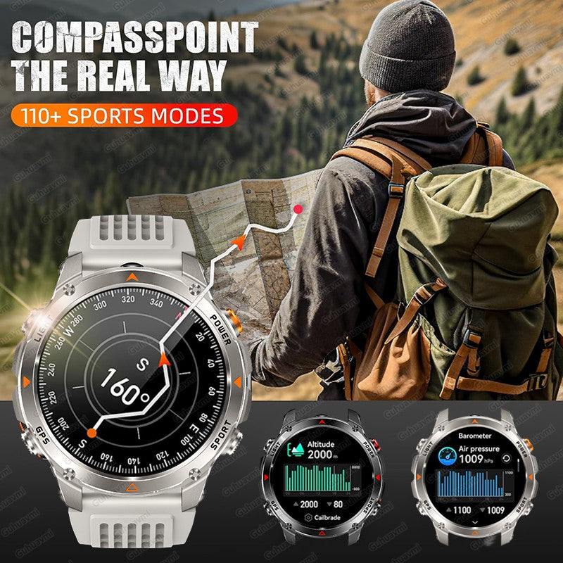 Smartwhatch 2025 GPS a Prova d' Agua 3ATM