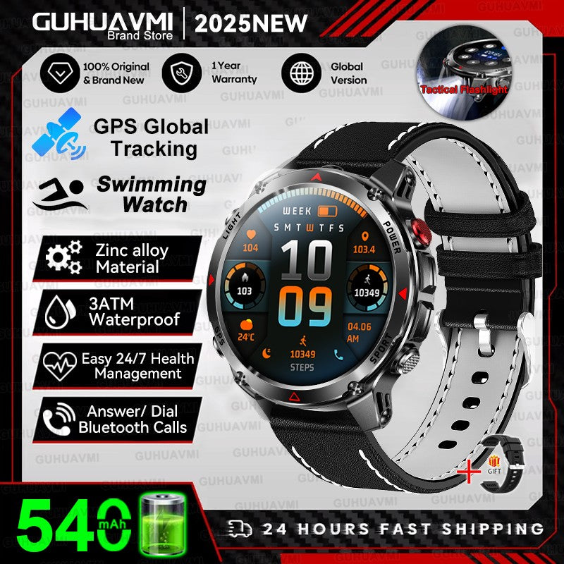 Smartwhatch 2025 GPS a Prova d' Agua 3ATM