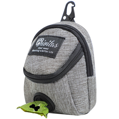 Bolsa de petiscos com porta sacos pet