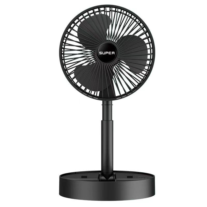 Ventilador de Mesa Dobrável Retrátil 2026, Carregamento USB