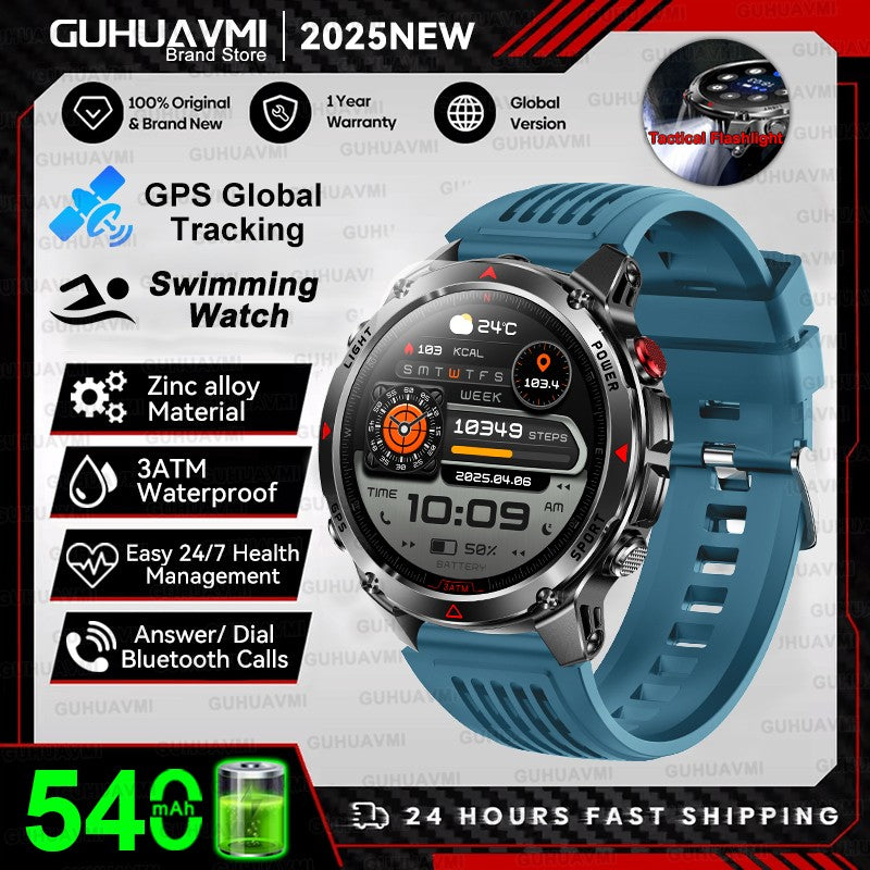 Smartwhatch 2025 GPS a Prova d' Agua 3ATM