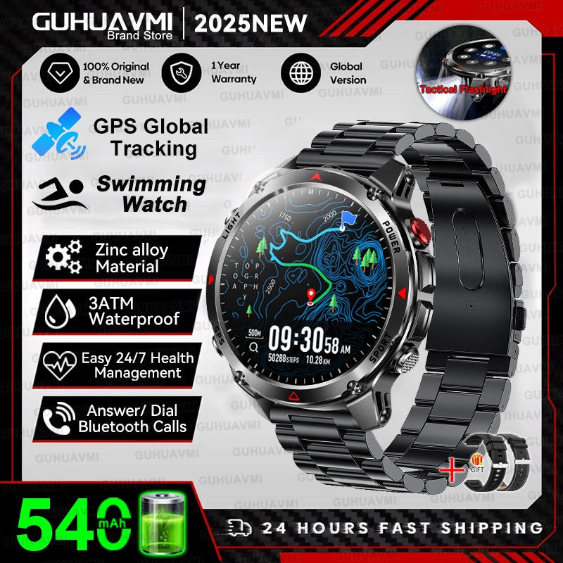Smartwhatch 2025 GPS a Prova d' Agua 3ATM