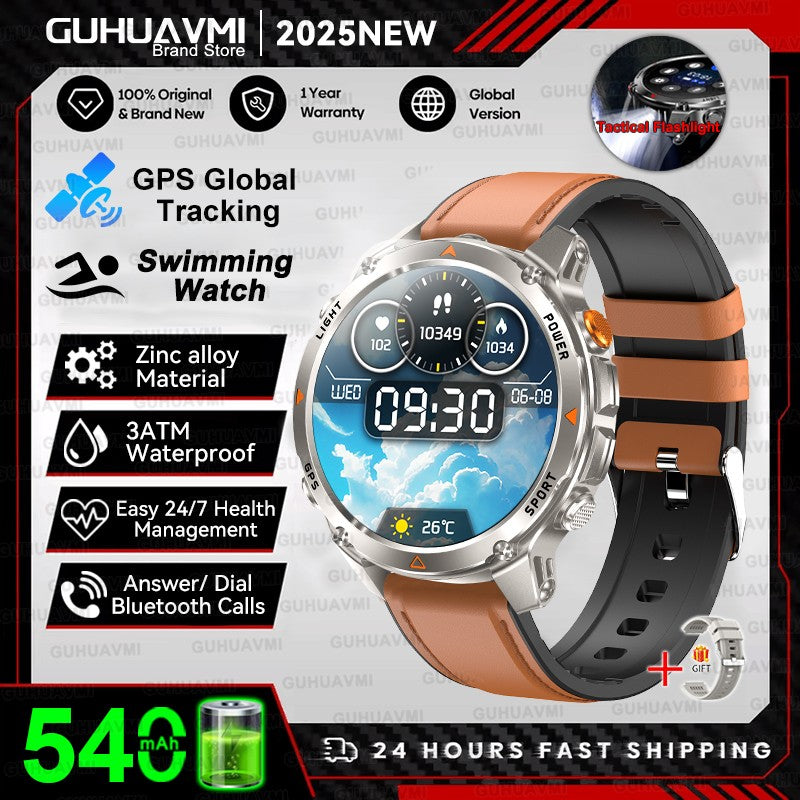 Smartwhatch 2025 GPS a Prova d' Agua 3ATM