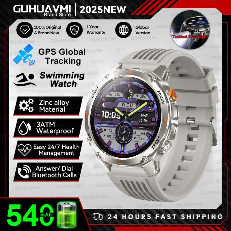 Smartwhatch 2025 GPS a Prova d' Agua 3ATM