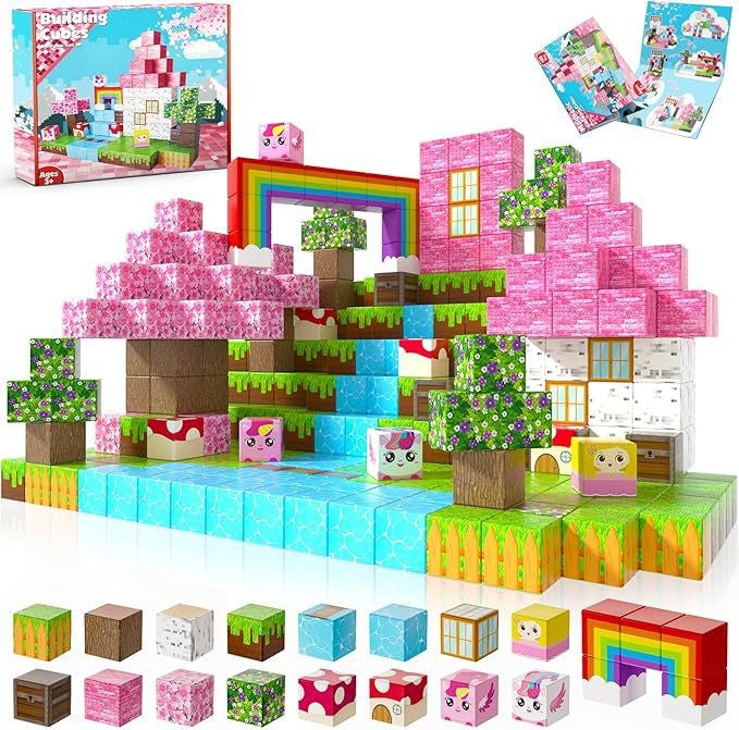 Blocos de construção magnéticos MINECRAFT