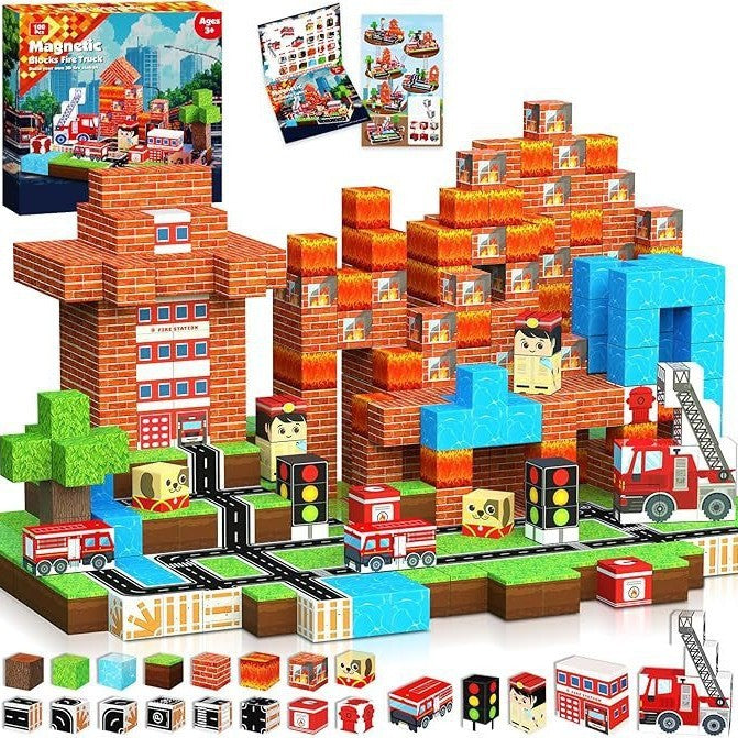 Blocos de construção magnéticos MINECRAFT