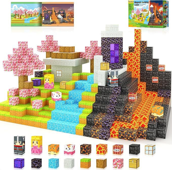 Blocos de construção magnéticos MINECRAFT