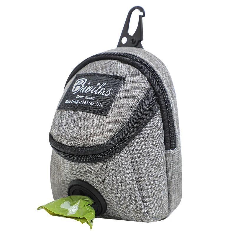 Bolsa de petiscos com porta sacos pet