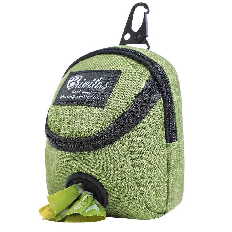 Bolsa de petiscos com porta sacos pet