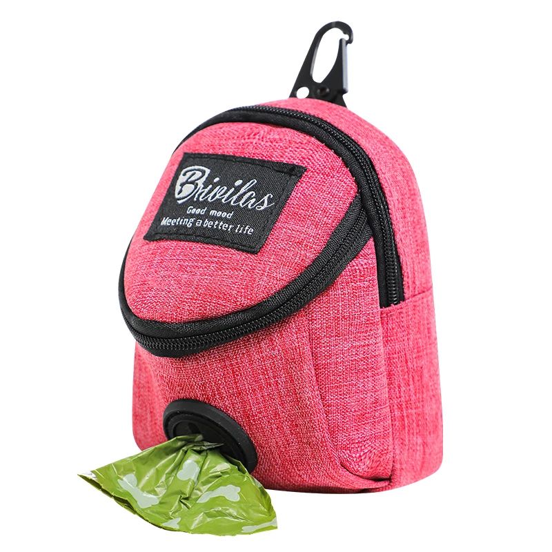 Bolsa de petiscos com porta sacos pet
