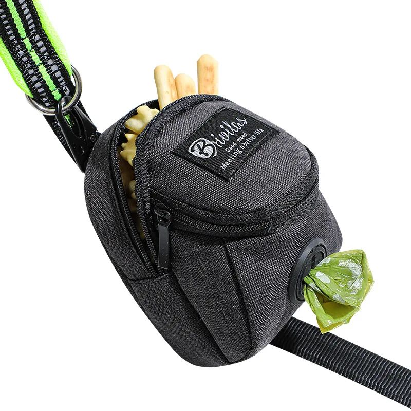 Bolsa de petiscos com porta sacos pet