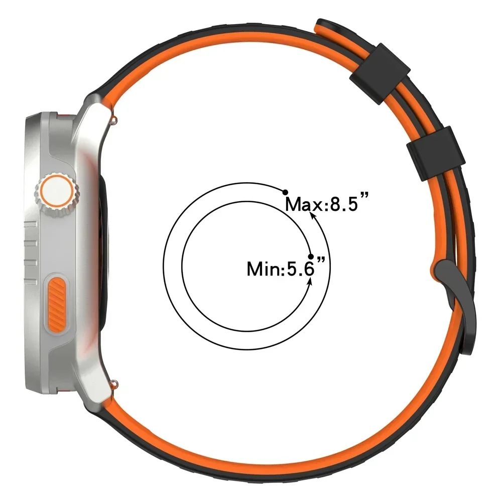 Pulseira de substituição de 22mm para xiaomi haylou watch 2 pro (ls02 pro) rs5 r