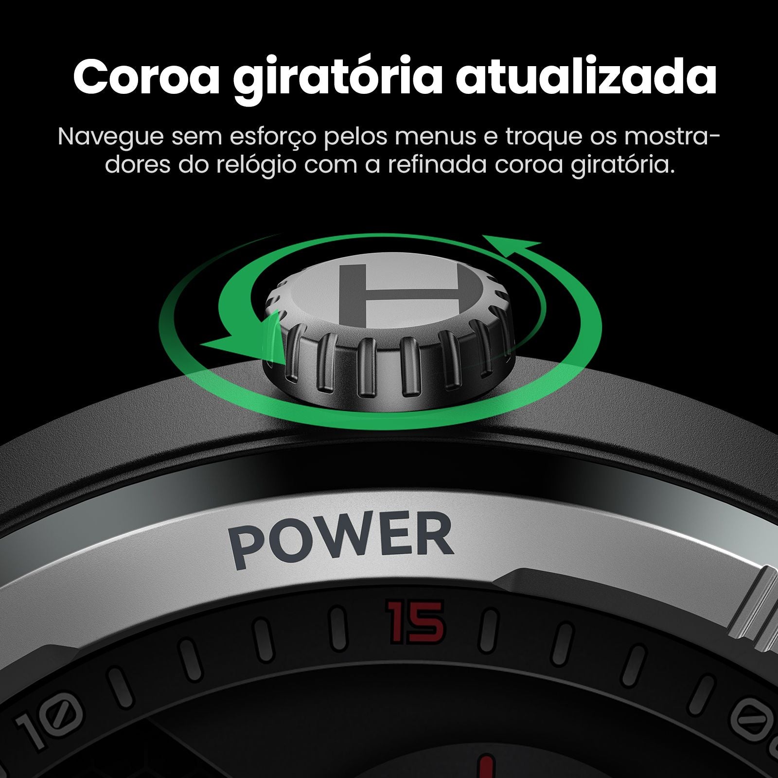 HAYLOU Solar Neo Smartwatches 1,53" Display HD 24H Monitoramento