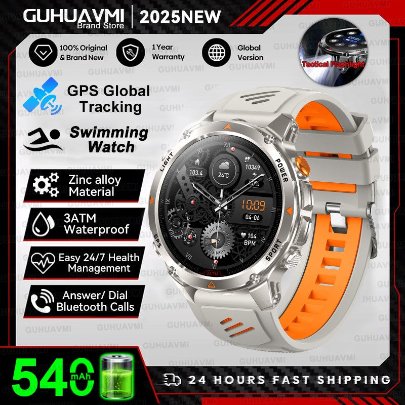 Smartwhatch 2025 GPS a Prova d' Agua 3ATM