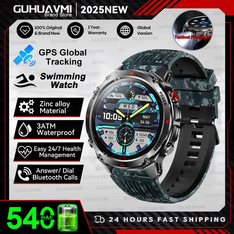 Smartwhatch 2025 GPS a Prova d' Agua 3ATM