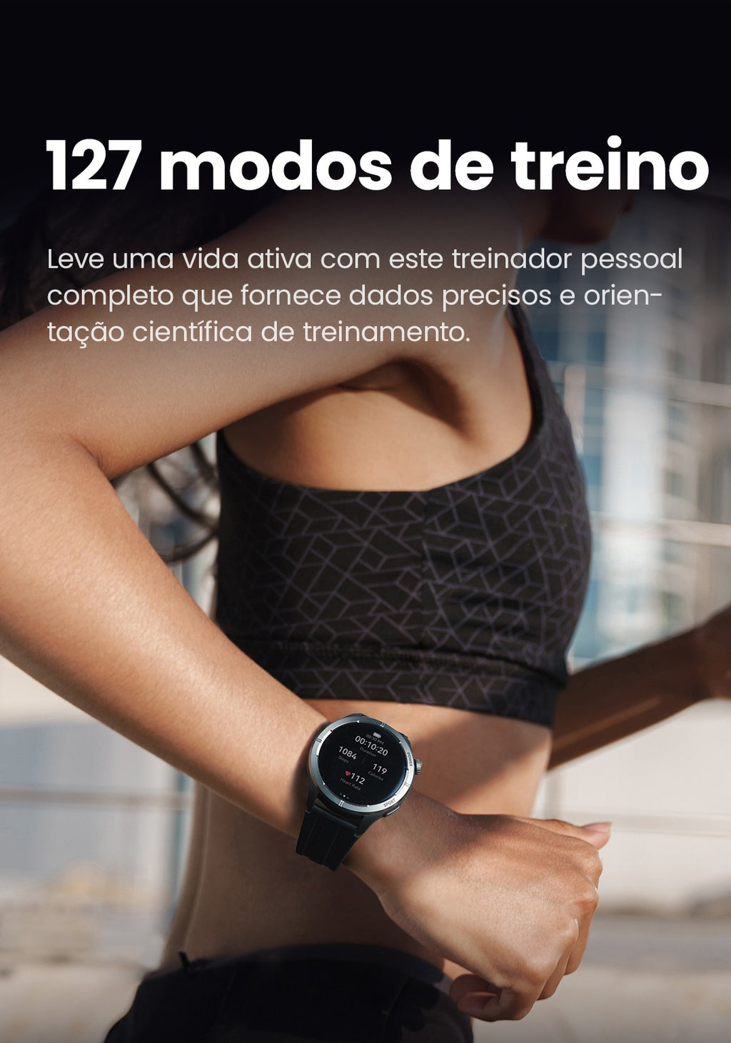HAYLOU Solar Neo Smartwatches 1,53" Display HD 24H Monitoramento