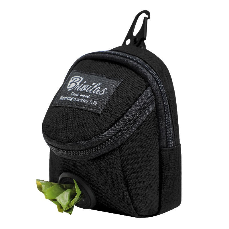 Bolsa de petiscos com porta sacos pet
