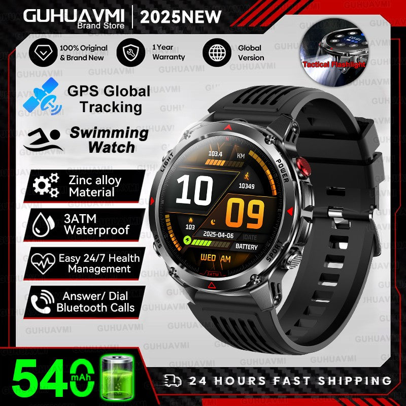 Smartwhatch 2025 GPS a Prova d' Agua 3ATM