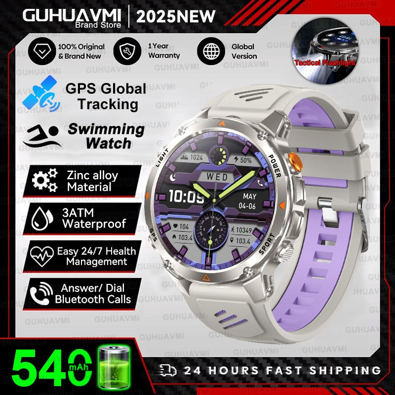 Smartwhatch 2025 GPS a Prova d' Agua 3ATM