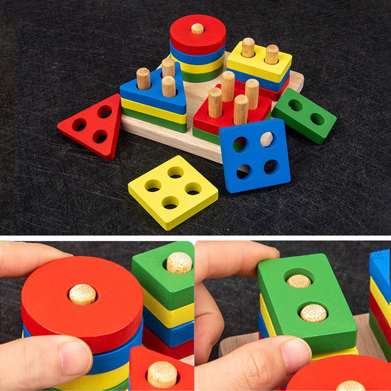 Kit Brinquedos montessori de madeira Instrumentos