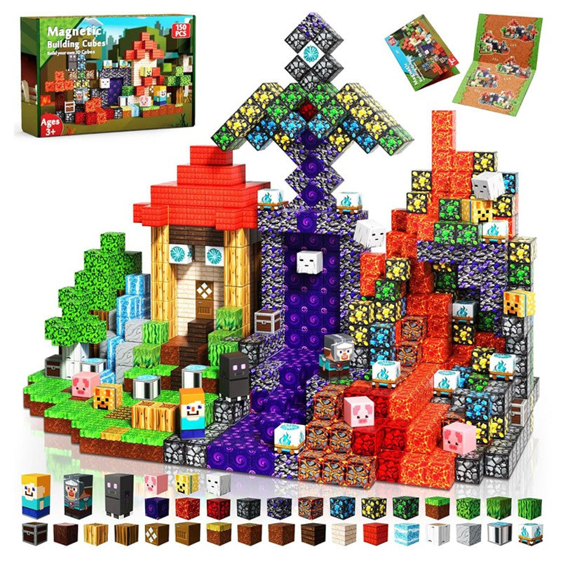 Blocos de construção magnéticos MINECRAFT