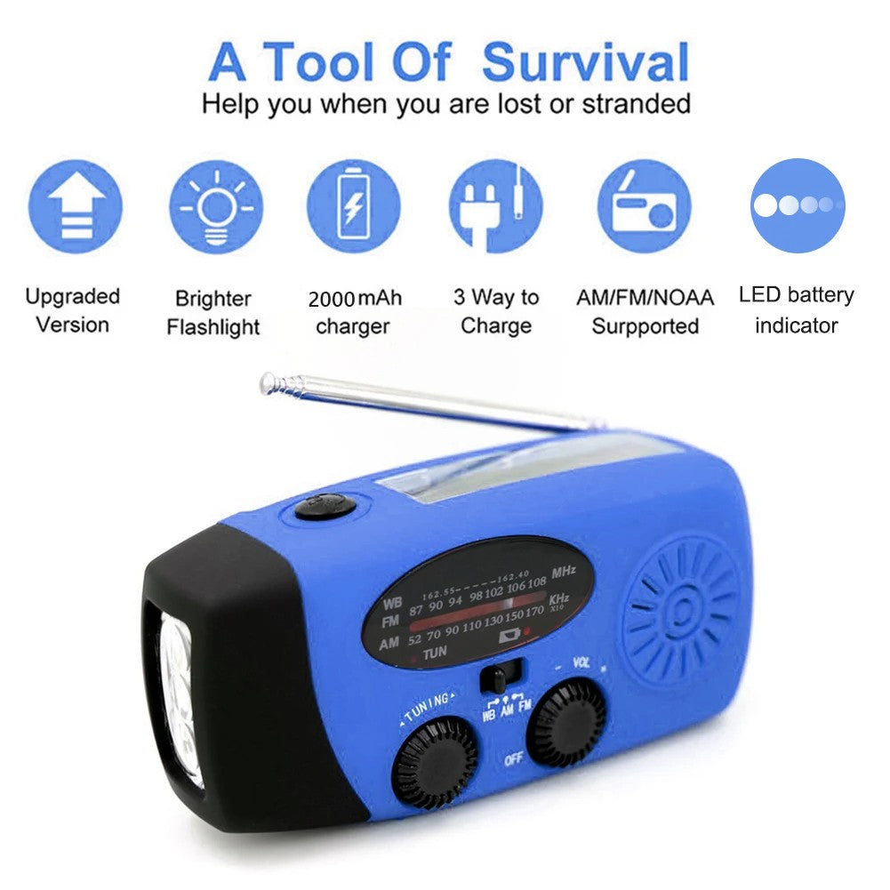 Estação de Energia SOLAR (power bank) Radio+Lantena